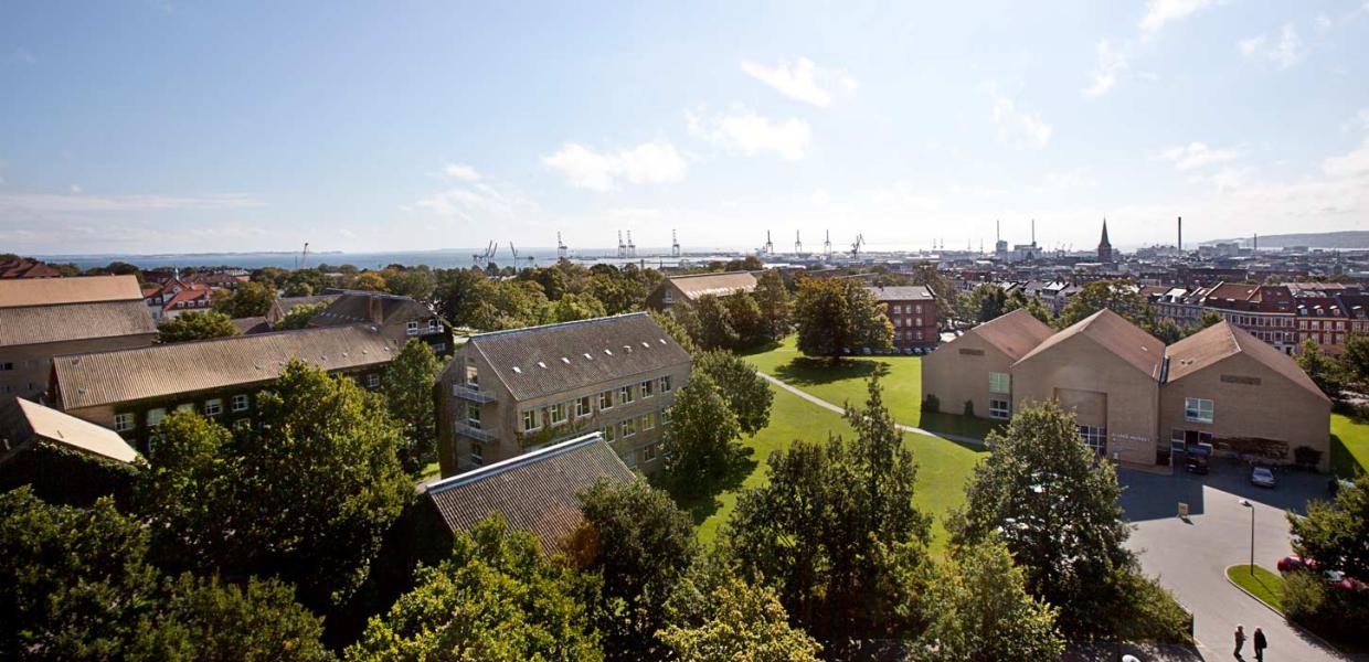 Udsigt over Aarhus Universitet Campus