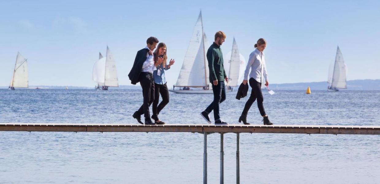 Walk and Talk on a bridge in Aarhus