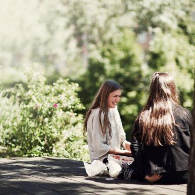 Venindehygge ved åen i Aarhus